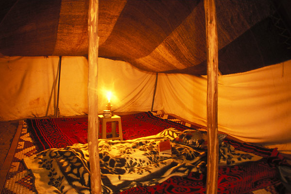Une tente berbère dans la vallée du Draa